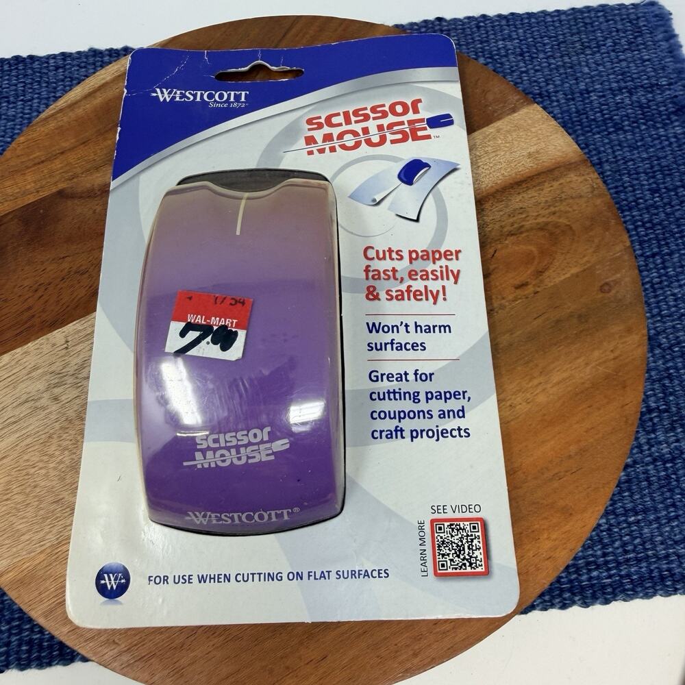 Westcott Scissor Mouse Cuts Paper Straight Craft Projects Brand New